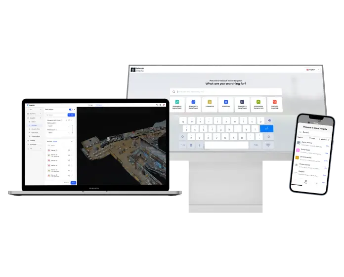 Access Treedis features across desktop, kiosk, and mobile — enabling seamless control of your digital twins anytime, anywhere.